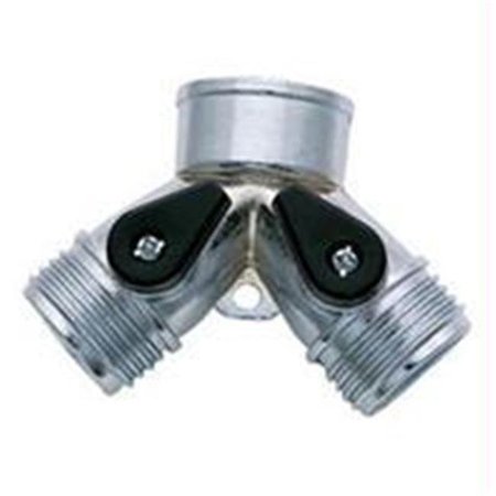 MELNOR Melnor Inc Two-way Hose Connector- Chrome - 312S 538361